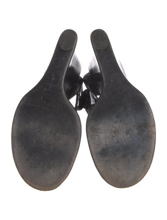 Sigerson Morrison Leather Patterned Gladiator Sandals