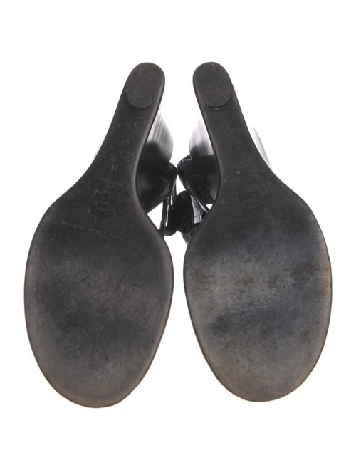 Sigerson Morrison Leather Patterned Gladiator Sandals