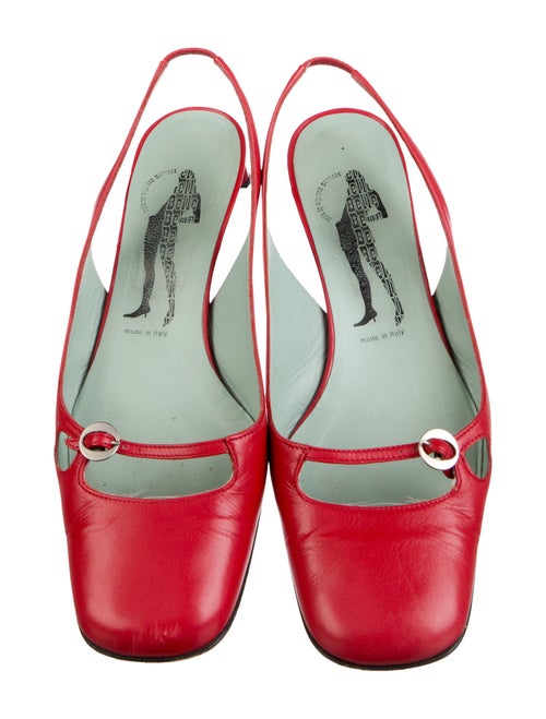 Sigerson Morrison Leather Slingback Sandals