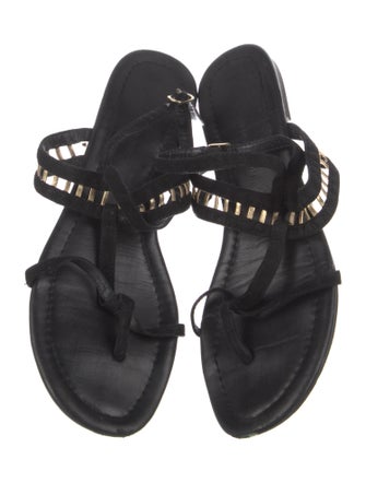 Sigerson Morrison Suede Gladiator Sandals