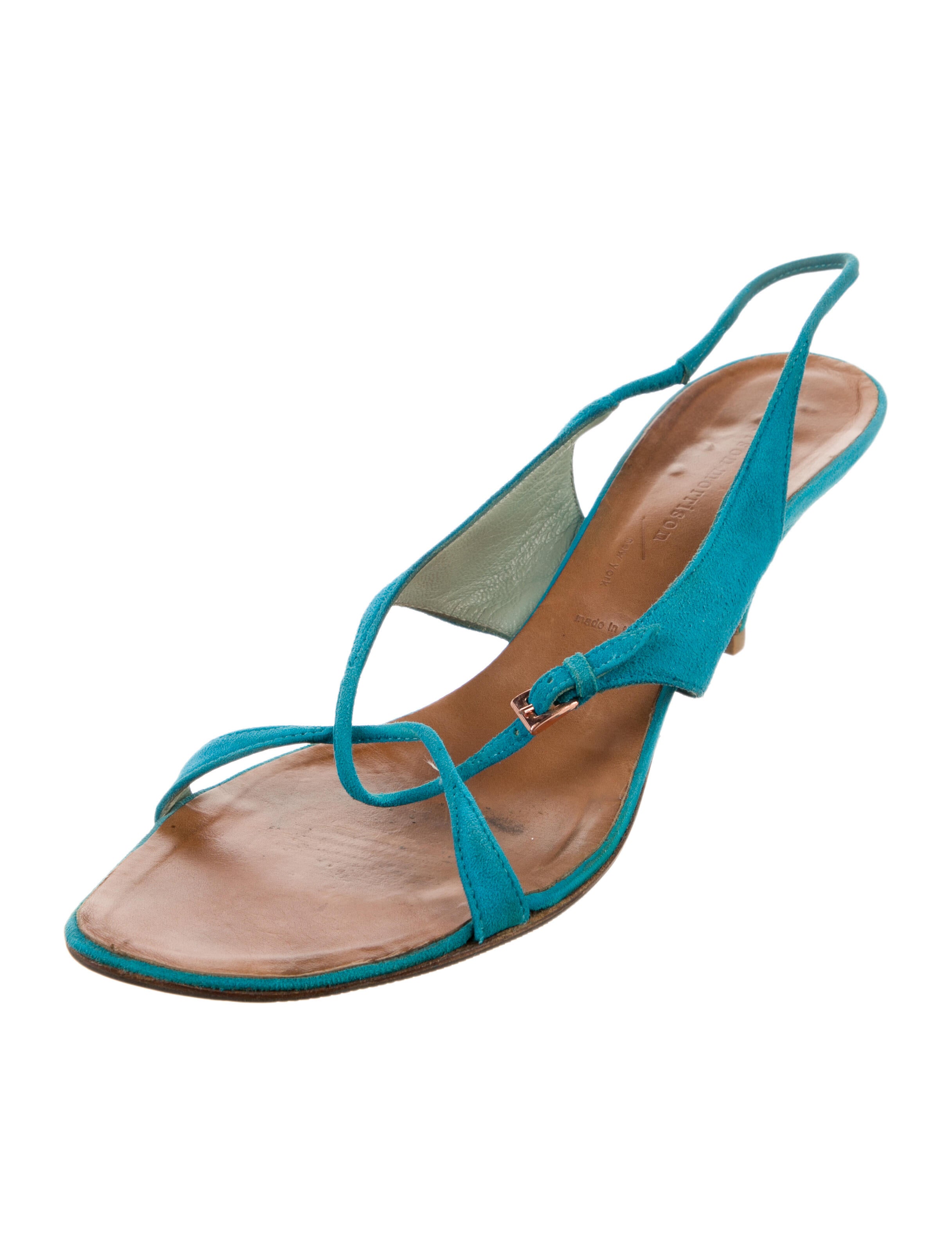 Sigerson Morrison Suede Slingback Sandals