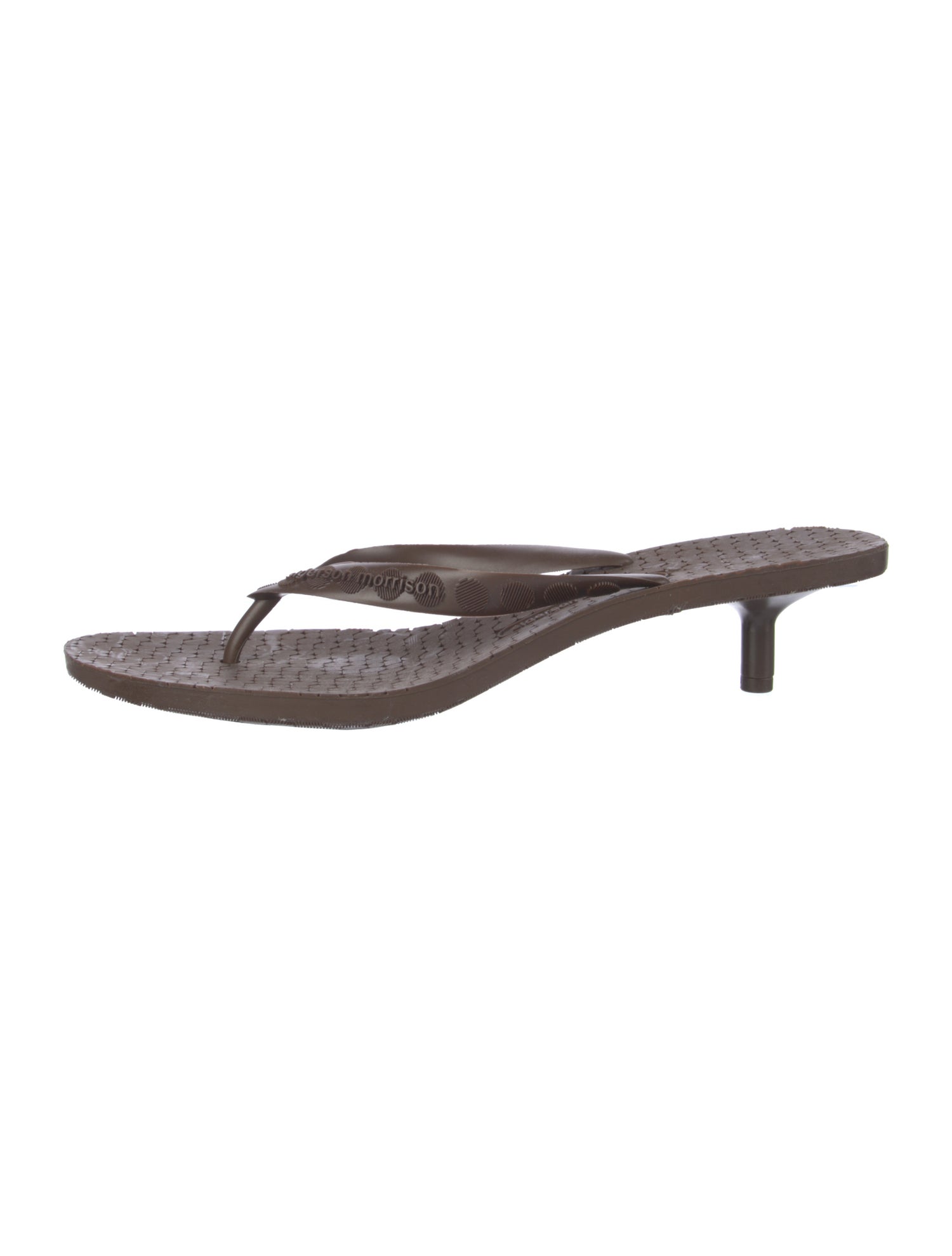 Sigerson Morrison Rubber Flip Flops