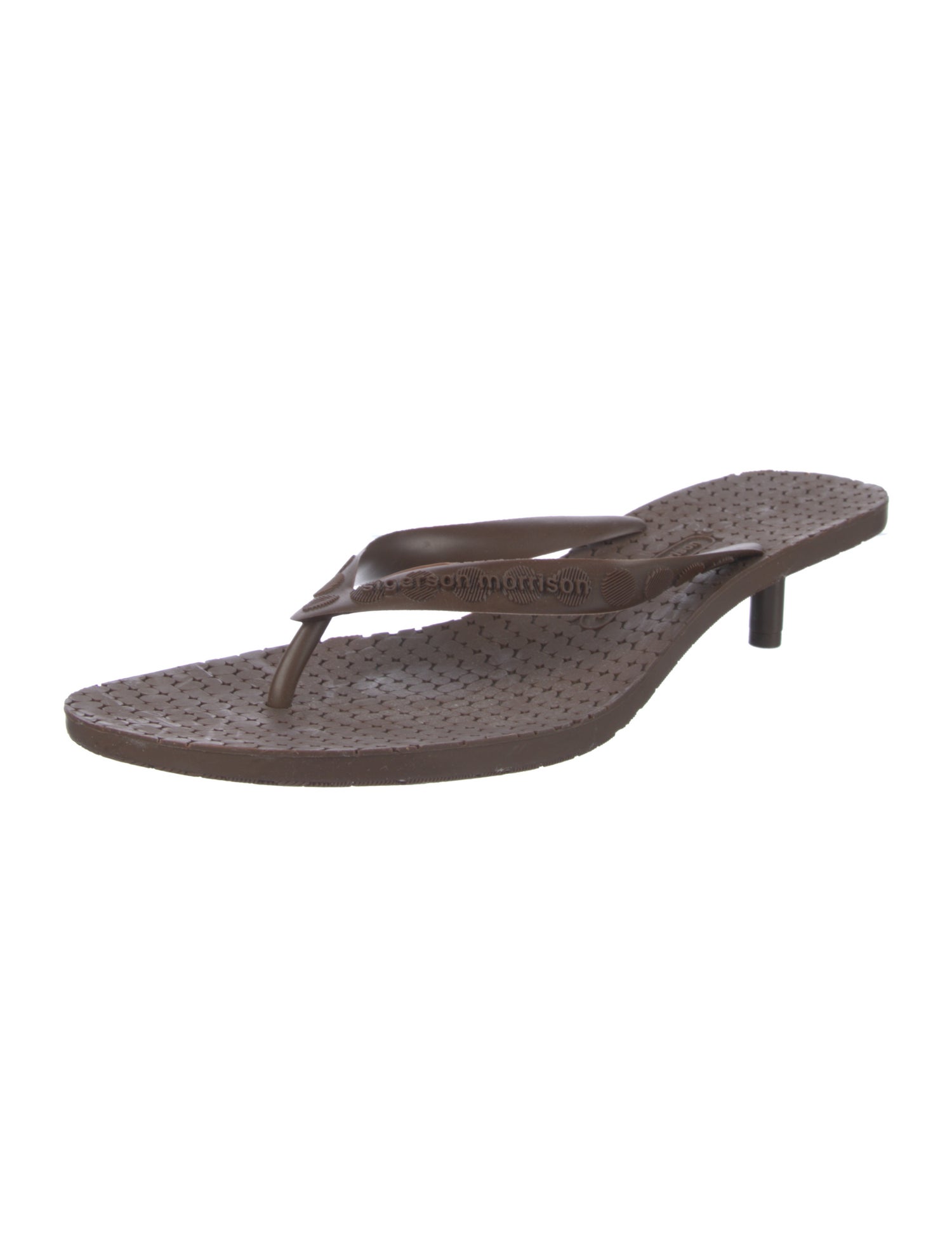 Sigerson Morrison Rubber Flip Flops