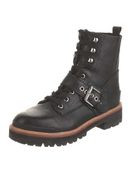 Sigerson Morrison Leather Combat Boots