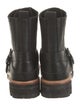 Sigerson Morrison Leather Combat Boots