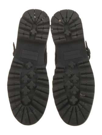 Sigerson Morrison Leather Combat Boots