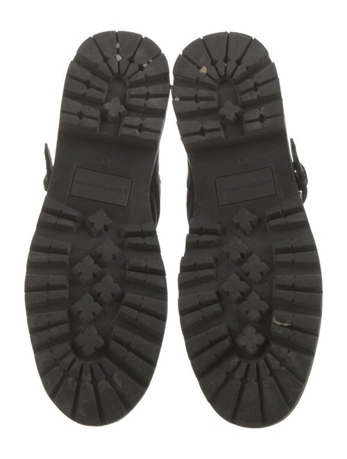 Sigerson Morrison Leather Combat Boots