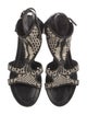 Sigerson Morrison Leather Printed Gladiator Sandals
