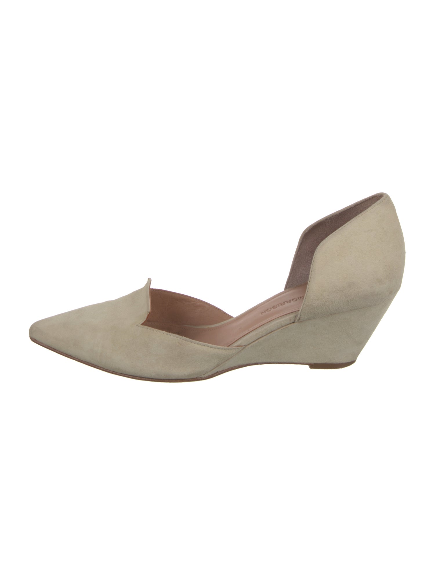 Sigerson Morrison Suede D'Orsay Pumps