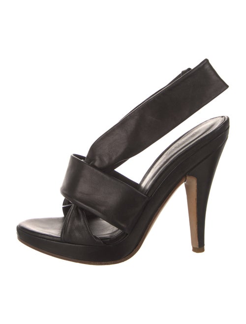 Sigerson Morrison Leather Slingback Sandals