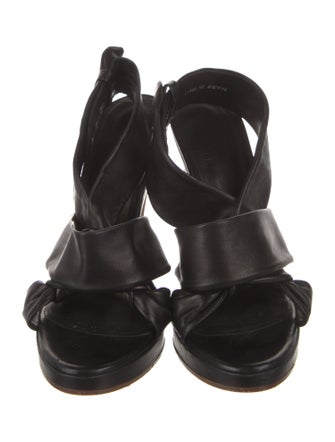Sigerson Morrison Leather Slingback Sandals