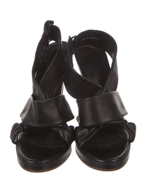 Sigerson Morrison Leather Slingback Sandals
