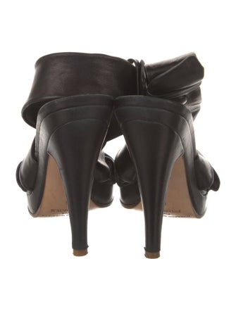 Sigerson Morrison Leather Slingback Sandals