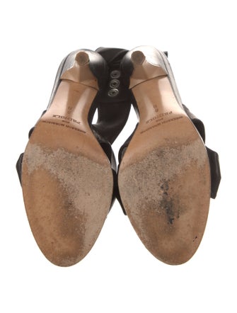 Sigerson Morrison Leather Slingback Sandals