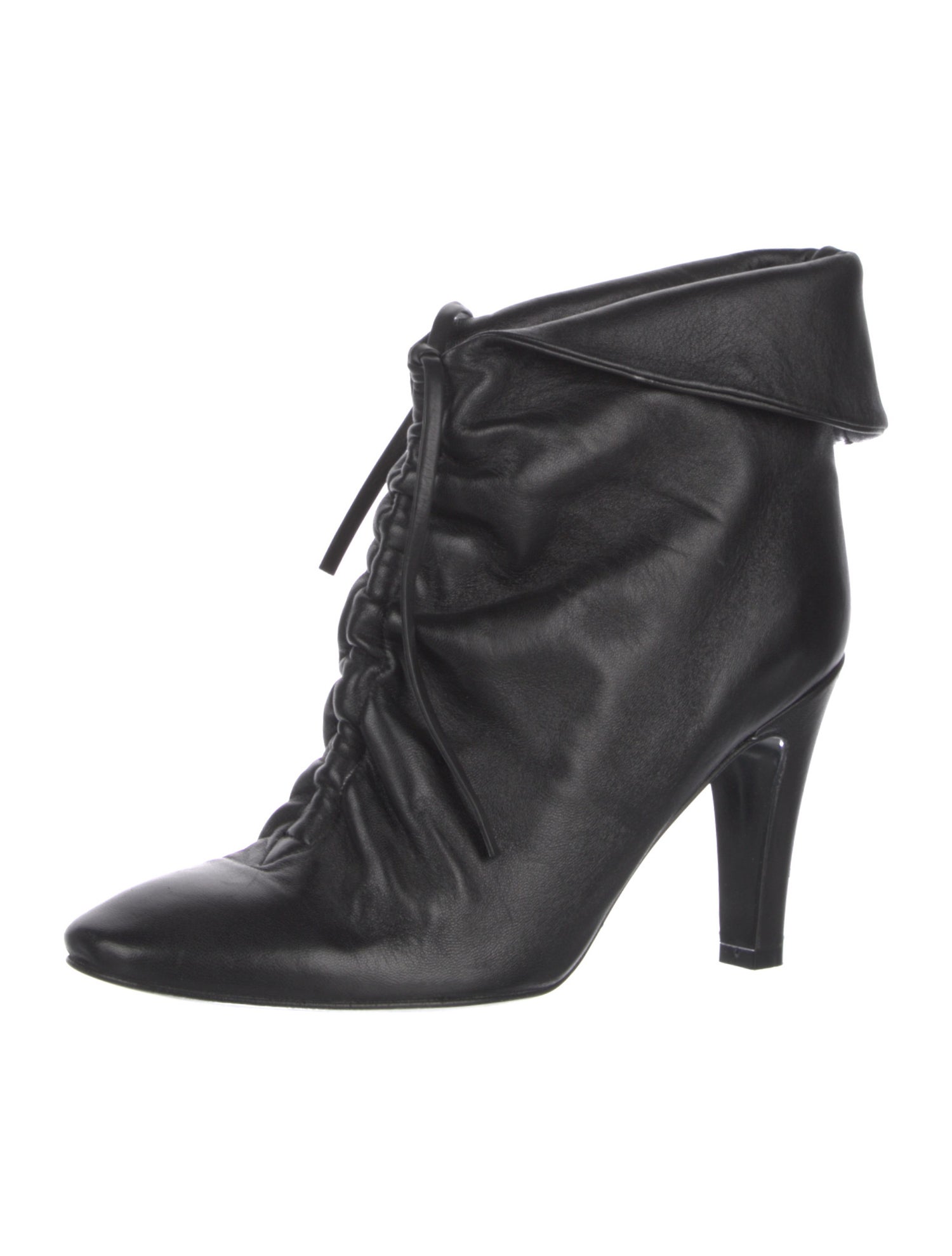 Sigerson Morrison Leather Lace-Up Boots