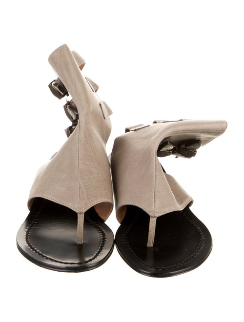 Sigerson Morrison Leather Slingback Sandals