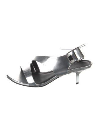 Sigerson Morrison Leather Slingback Sandals
