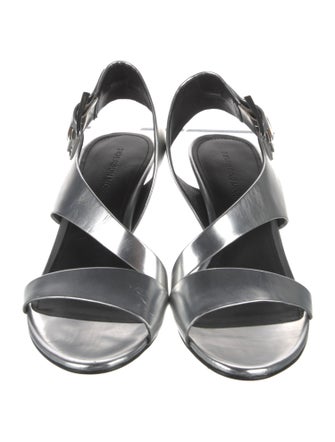 Sigerson Morrison Leather Slingback Sandals