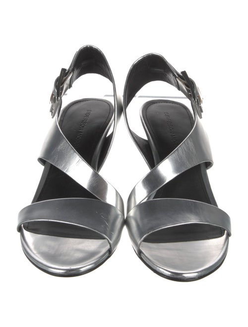 Sigerson Morrison Leather Slingback Sandals