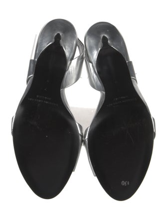 Sigerson Morrison Leather Slingback Sandals