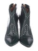 Sigerson Morrison Leather Studded Accents Boots