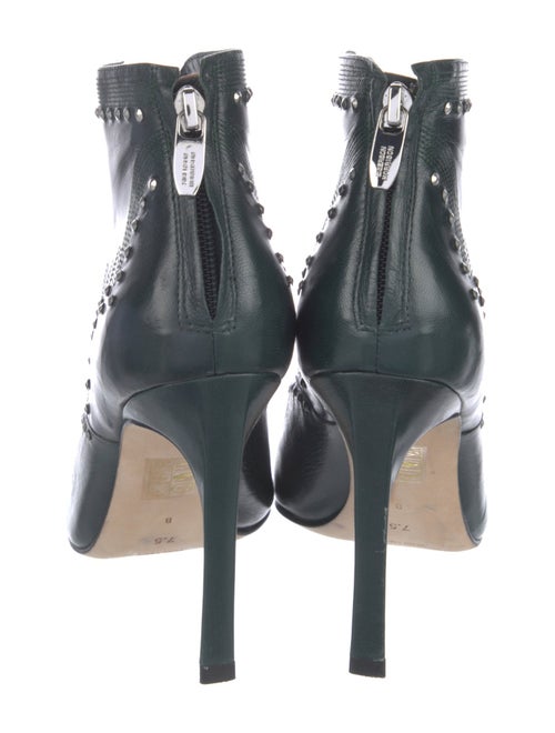 Sigerson Morrison Leather Studded Accents Boots