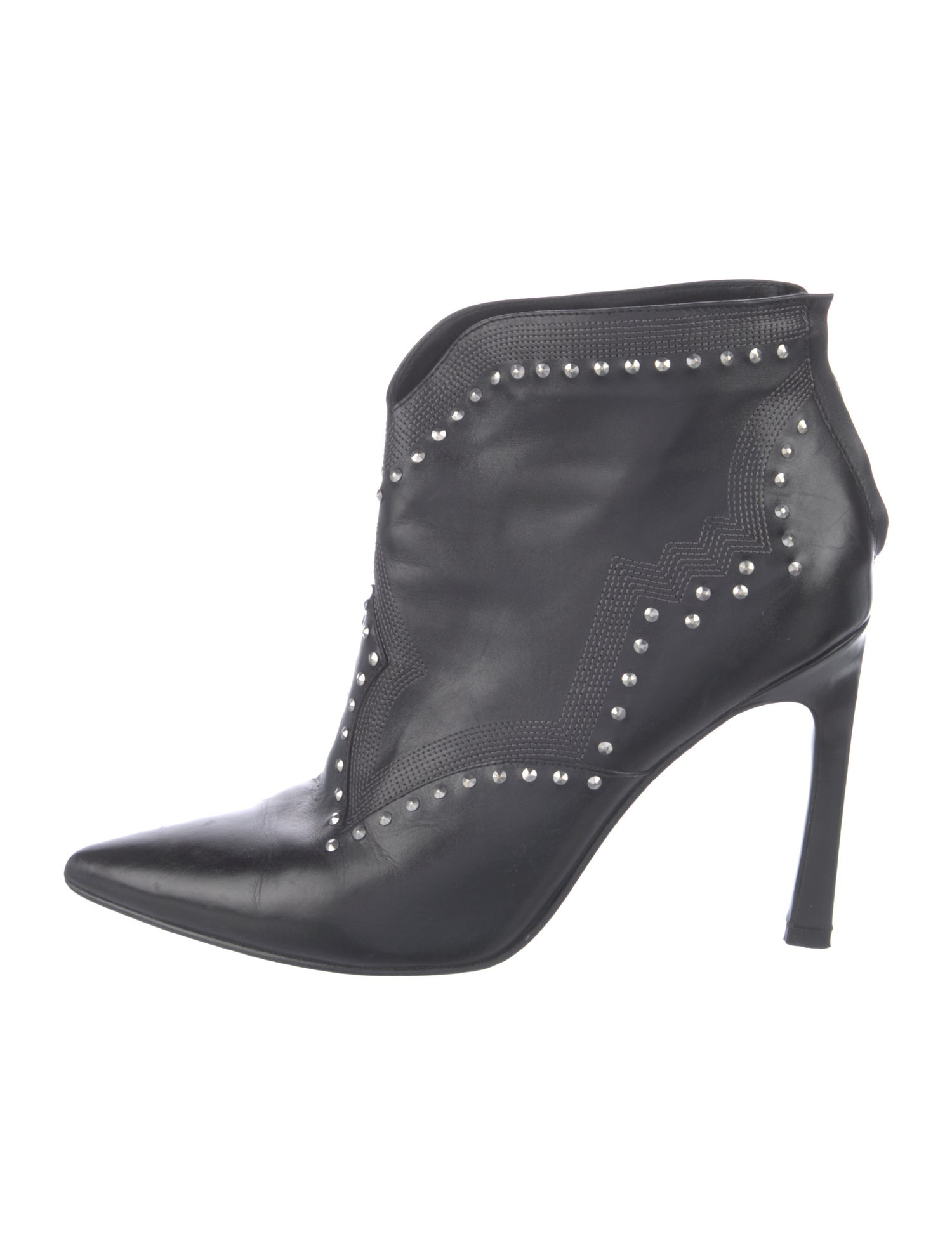 Sigerson Morrison Suede Patterned Lace-Up Boots