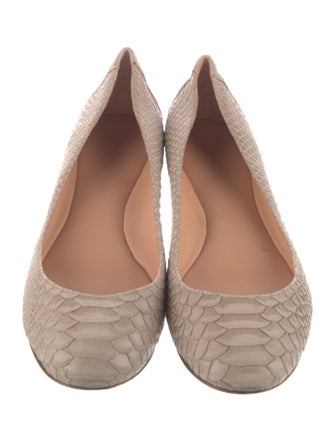 Sigerson Morrison Suede Animal Print Flats