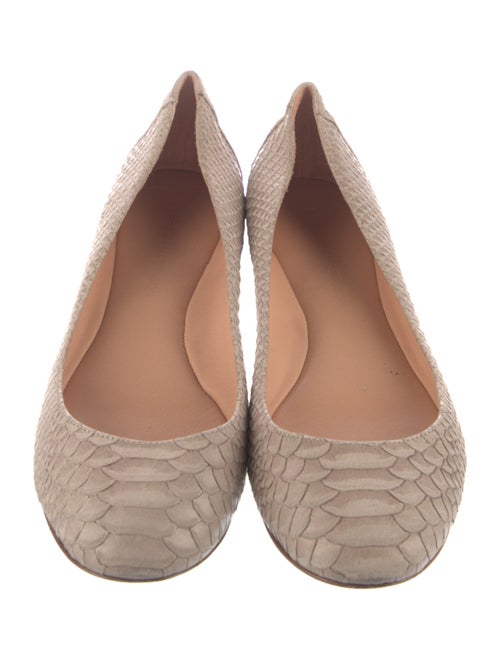 Sigerson Morrison Suede Animal Print Flats