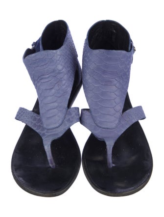 Sigerson Morrison Snakeskin Sandals