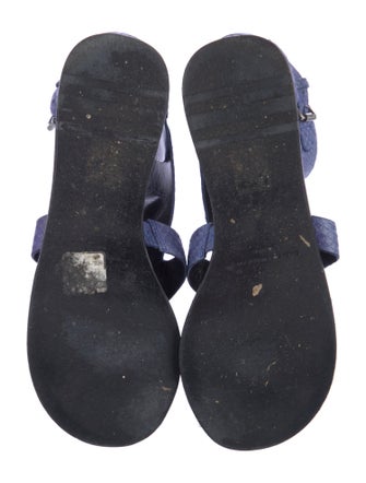 Sigerson Morrison Snakeskin Sandals