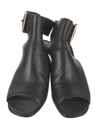 Sigerson Morrison Leather Slingback Sandals