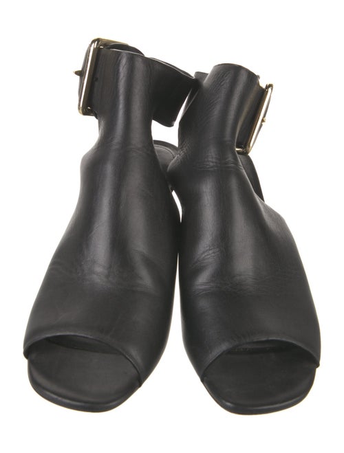 Sigerson Morrison Leather Slingback Sandals