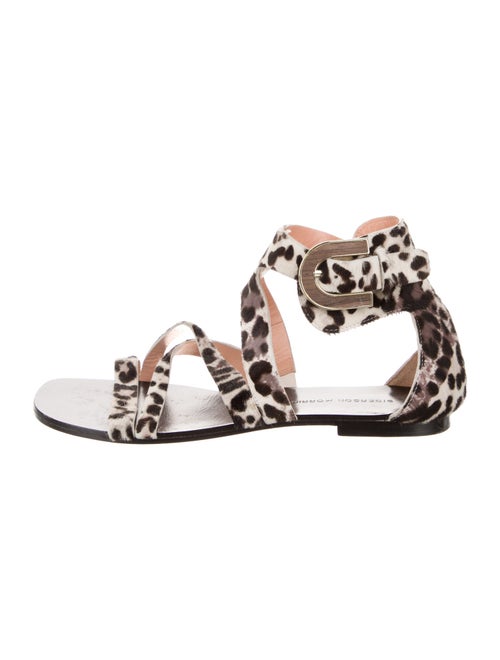 Sigerson Morrison Ponyhair Animal Print Flats