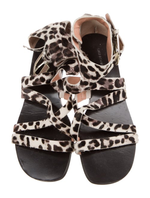Sigerson Morrison Ponyhair Animal Print Flats