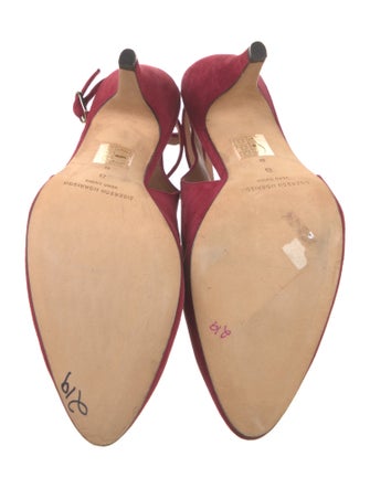 Sigerson Morrison Suede Slingback Pumps