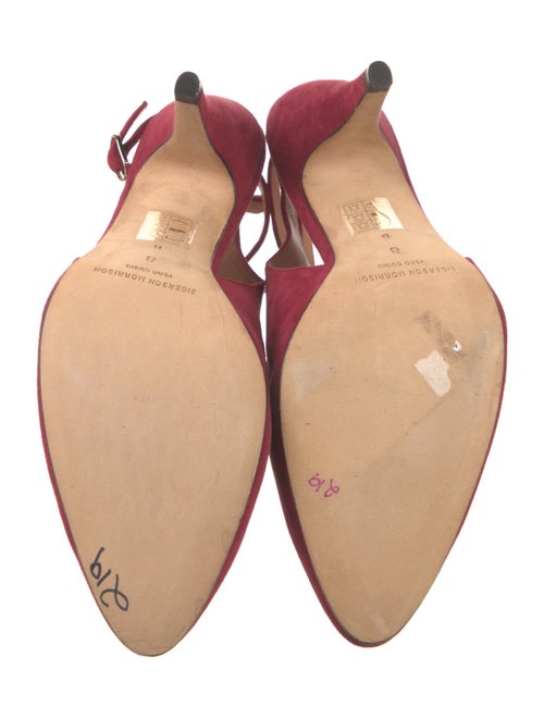 Sigerson Morrison Suede Slingback Pumps