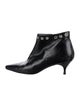 Sigerson Morrison Leather Studded Accents Boots