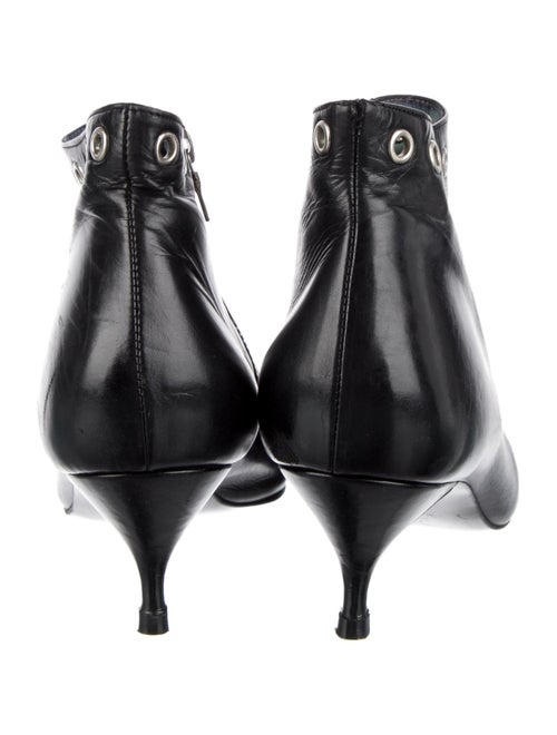 Sigerson Morrison Leather Studded Accents Boots