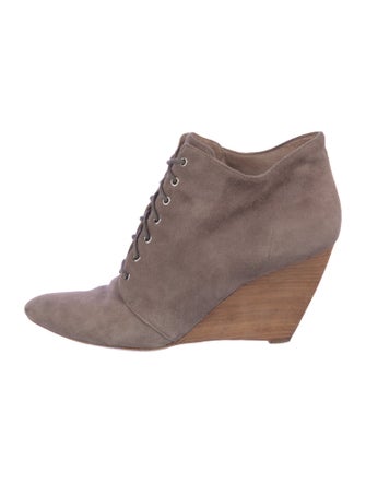 Sigerson Morrison Suede Lace-Up Boots