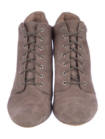 Sigerson Morrison Suede Lace-Up Boots