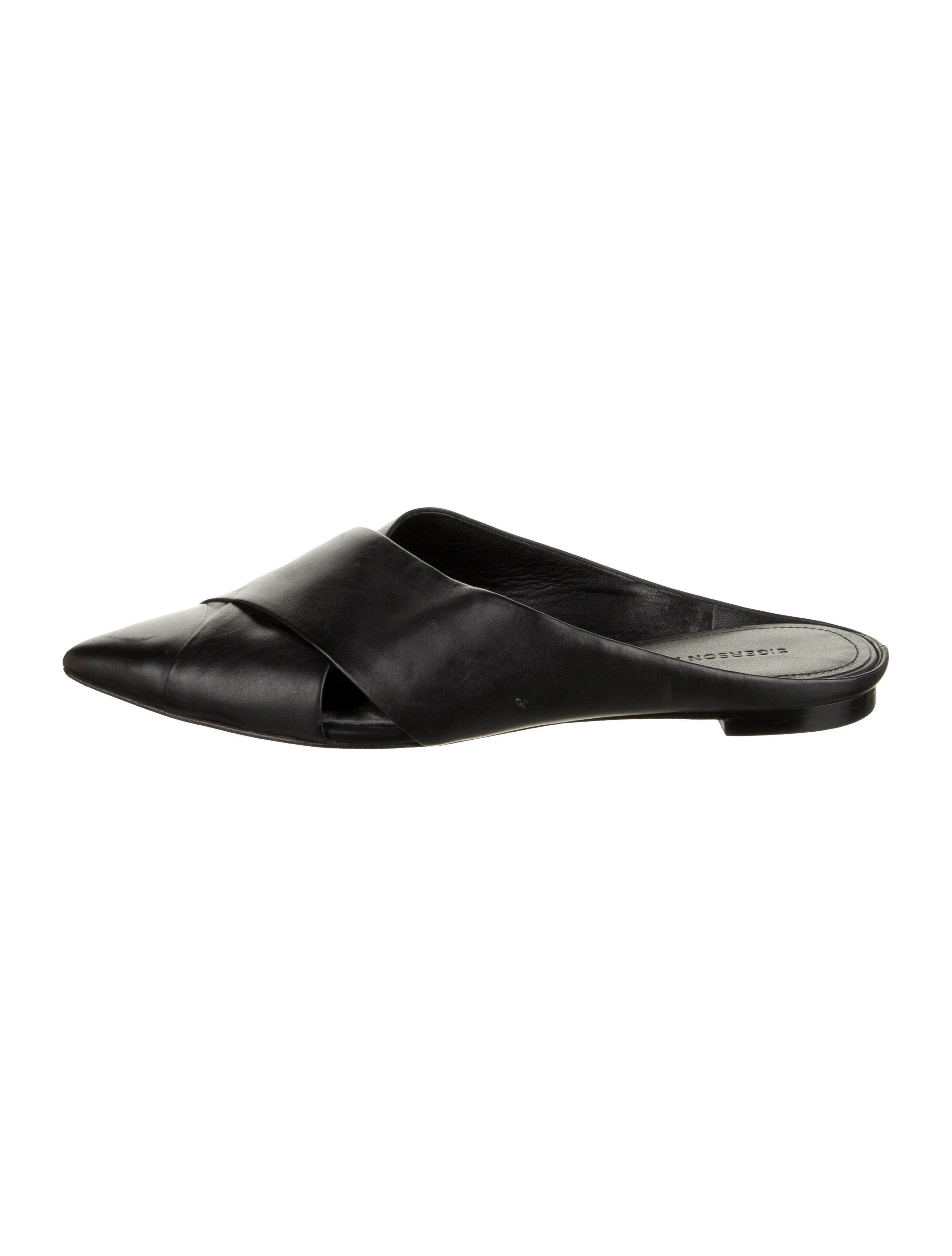Sigerson Morrison Leather Mules