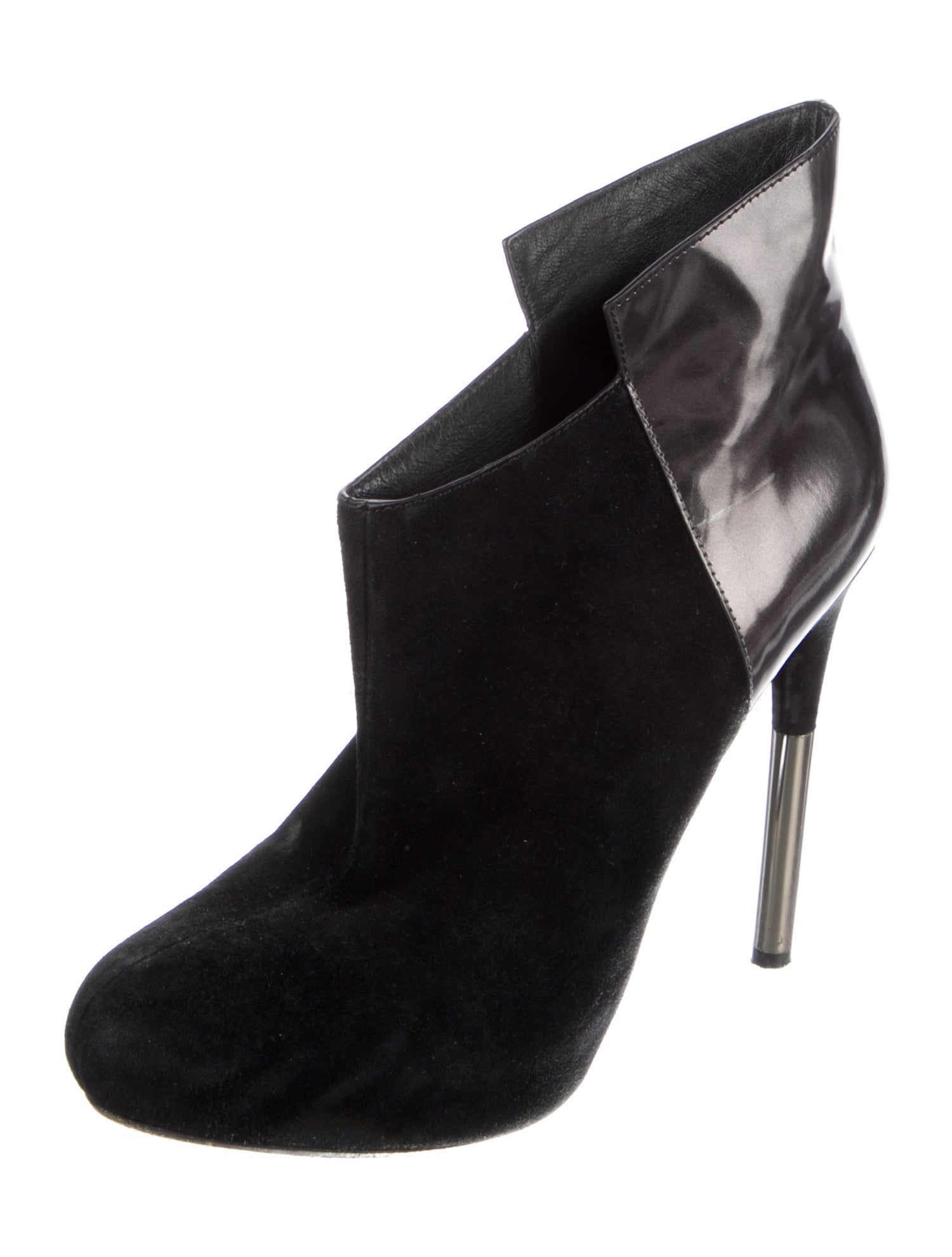 Sigerson Morrison Suede Colorblock Pattern Boots