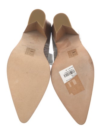 Sigerson Morrison Leather Lasercut Accents Western Boots