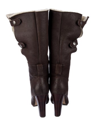 Sigerson Morrison Leather Snow Boots