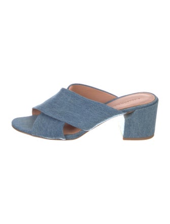 Sigerson Morrison Denim Slides