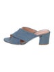 Sigerson Morrison Denim Slides