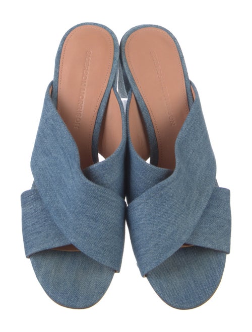 Sigerson Morrison Denim Slides