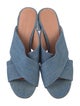 Sigerson Morrison Denim Slides