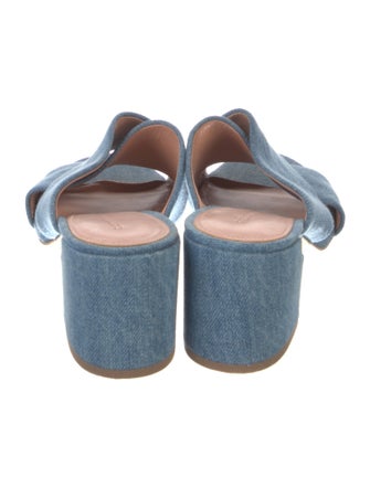 Sigerson Morrison Denim Slides